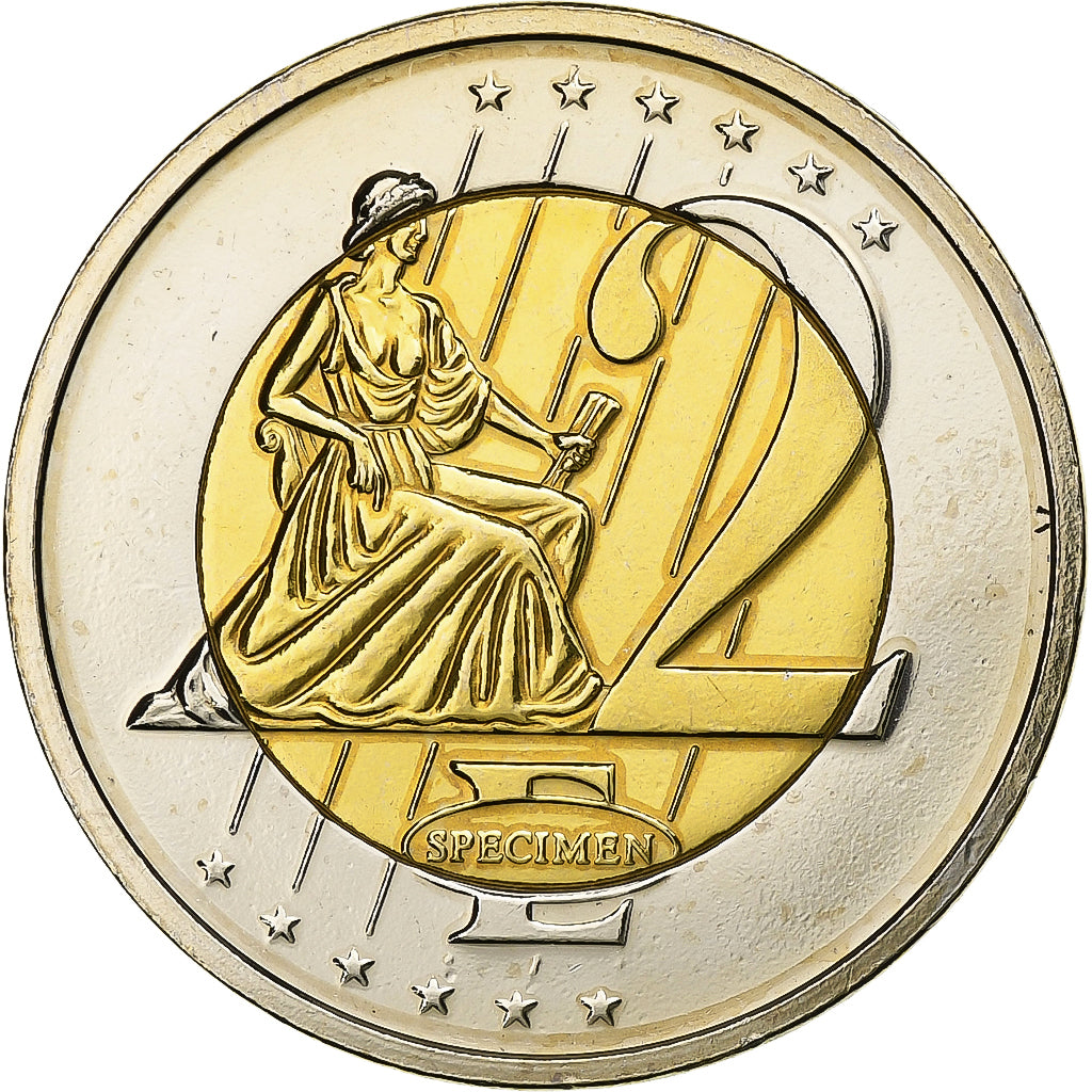 Gran Bretagna, medaglia, 2 E, Essai-Trial, 2002, Bimetallico, FDC