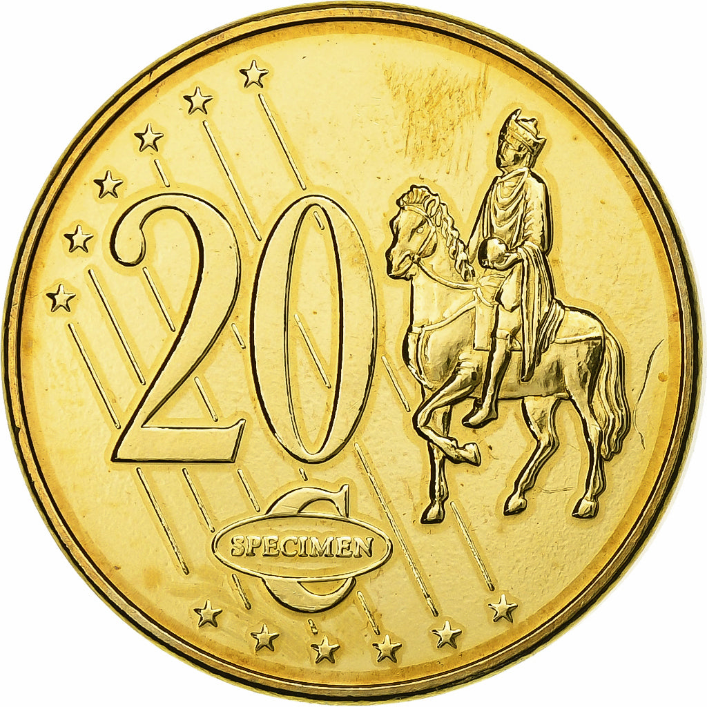 Gran Bretaña, medalla, 20 C, Essai-Trial, 2002, Cobre - níquel dorado, FDC