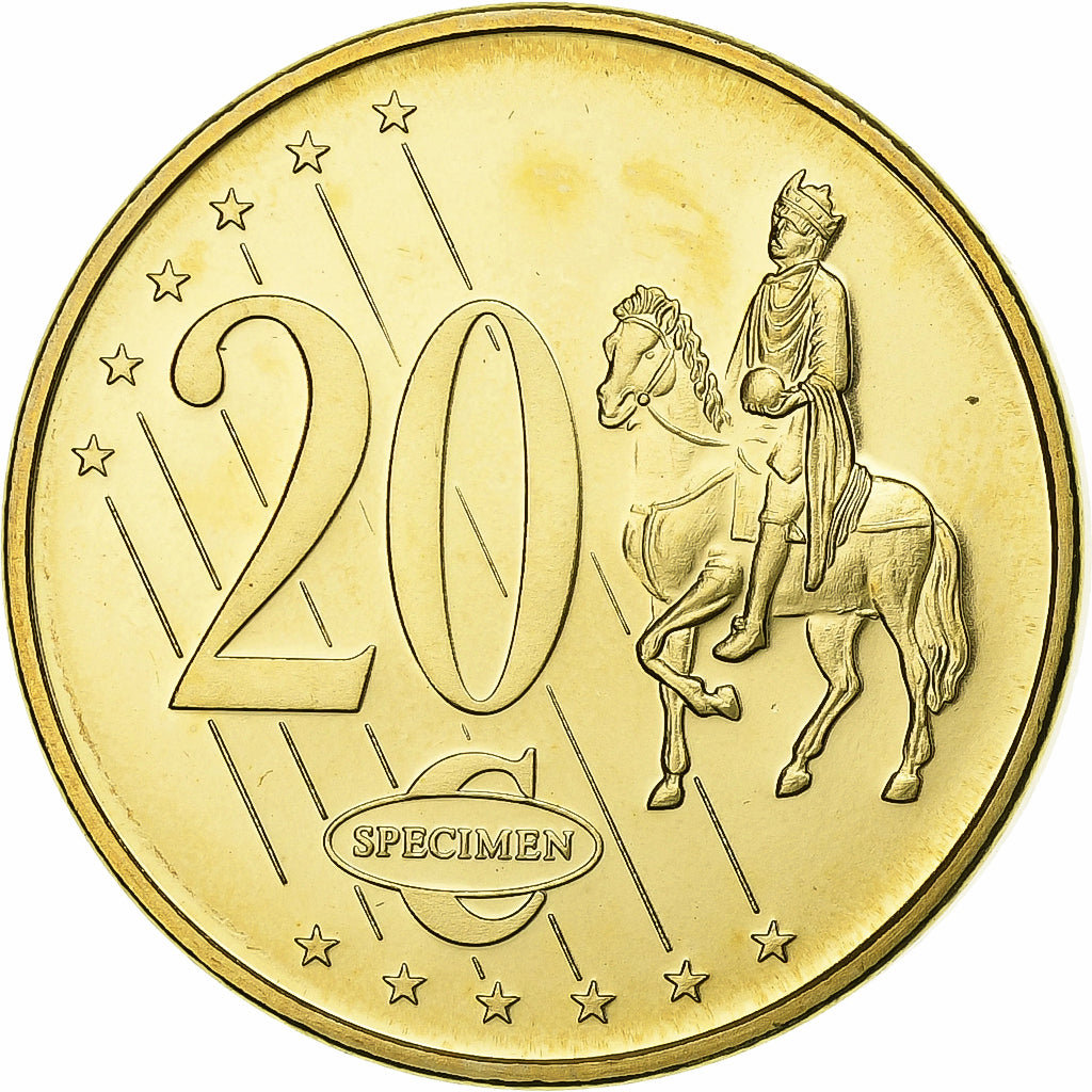 Schweden, Medaille, 20 C, Essai-Trial, 2004, Copper-Nickel Gilt, Gustav II, STGL