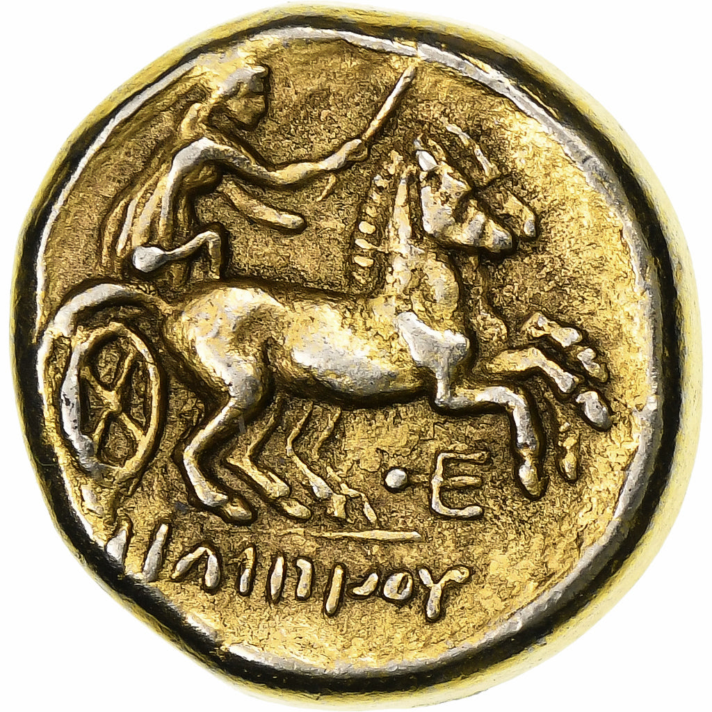 France, Token, Collection BP, Statère Philippe II, Copper, AU(55-58)