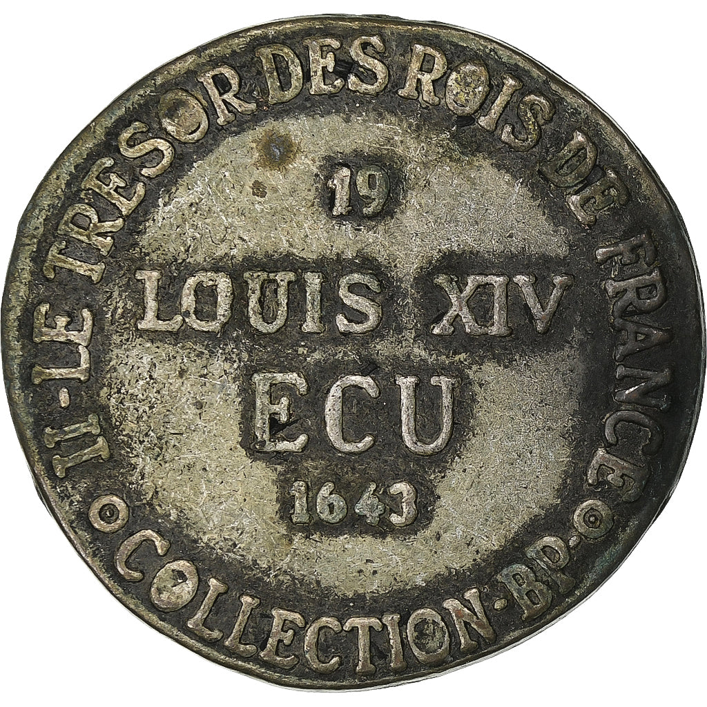 Francia, ficha, Collection BP, Ecu Louis XIV, Métal, BB