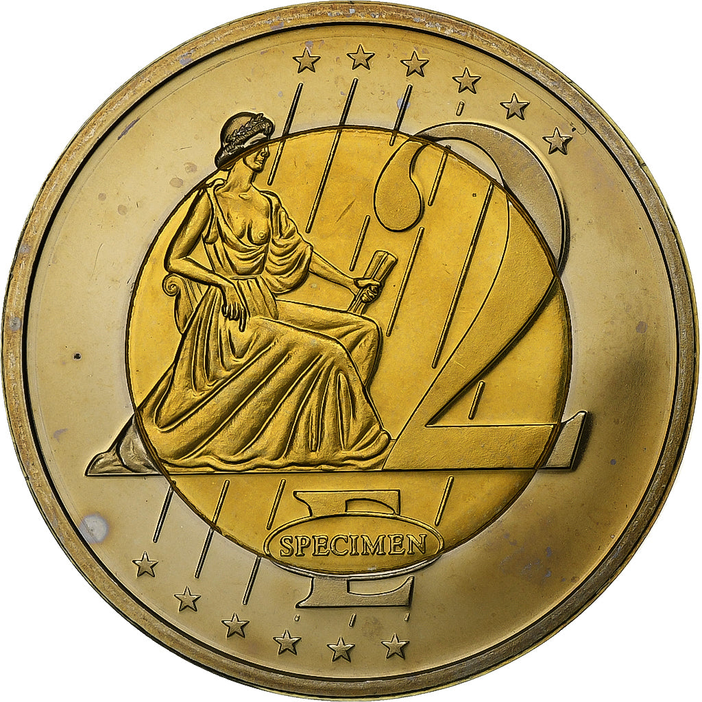 Schweden, Medaille, 2 E, Essai-Trial, 2003, Bimetallic, Gustav II, STGL