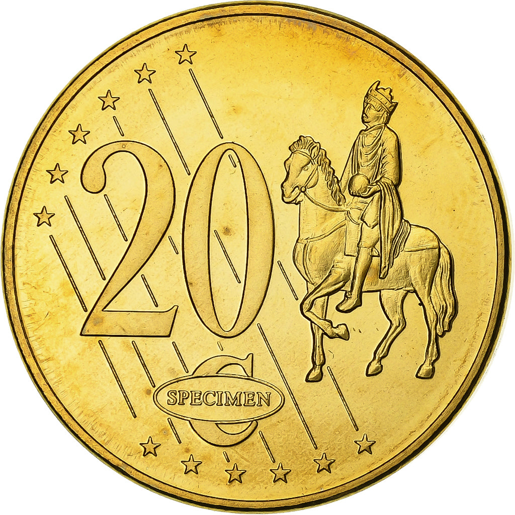 Great Britain, Medal, 20 C, Essai-Trial, 2003, Copper-Nickel Gilt, MS(65-70)