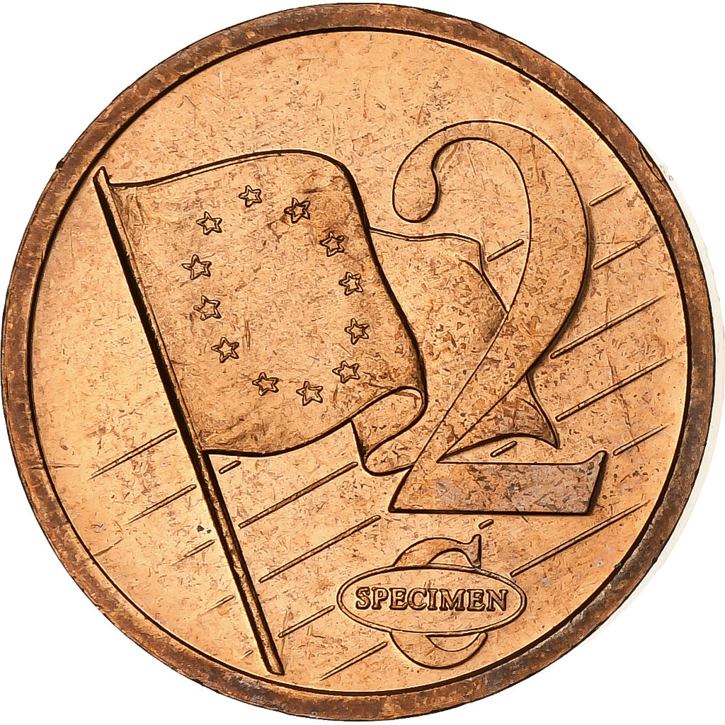 Grã-Bretanha, 2 Euro Cent, Fantasy euro patterns, Essai-Trial, 2003, Aço