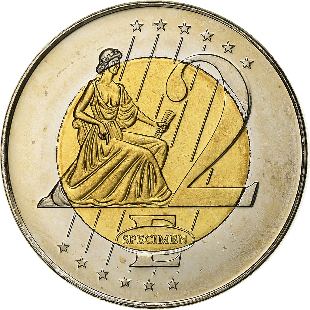 Malta, 2 Euro, PRUEBA-TRIAL ESSAI., 2003, Bi-Metallic, STGL