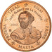 Malta, Medaille, 2 C, Essai Trial, 2003, Exonumia, PR+, Copper Plated Steel