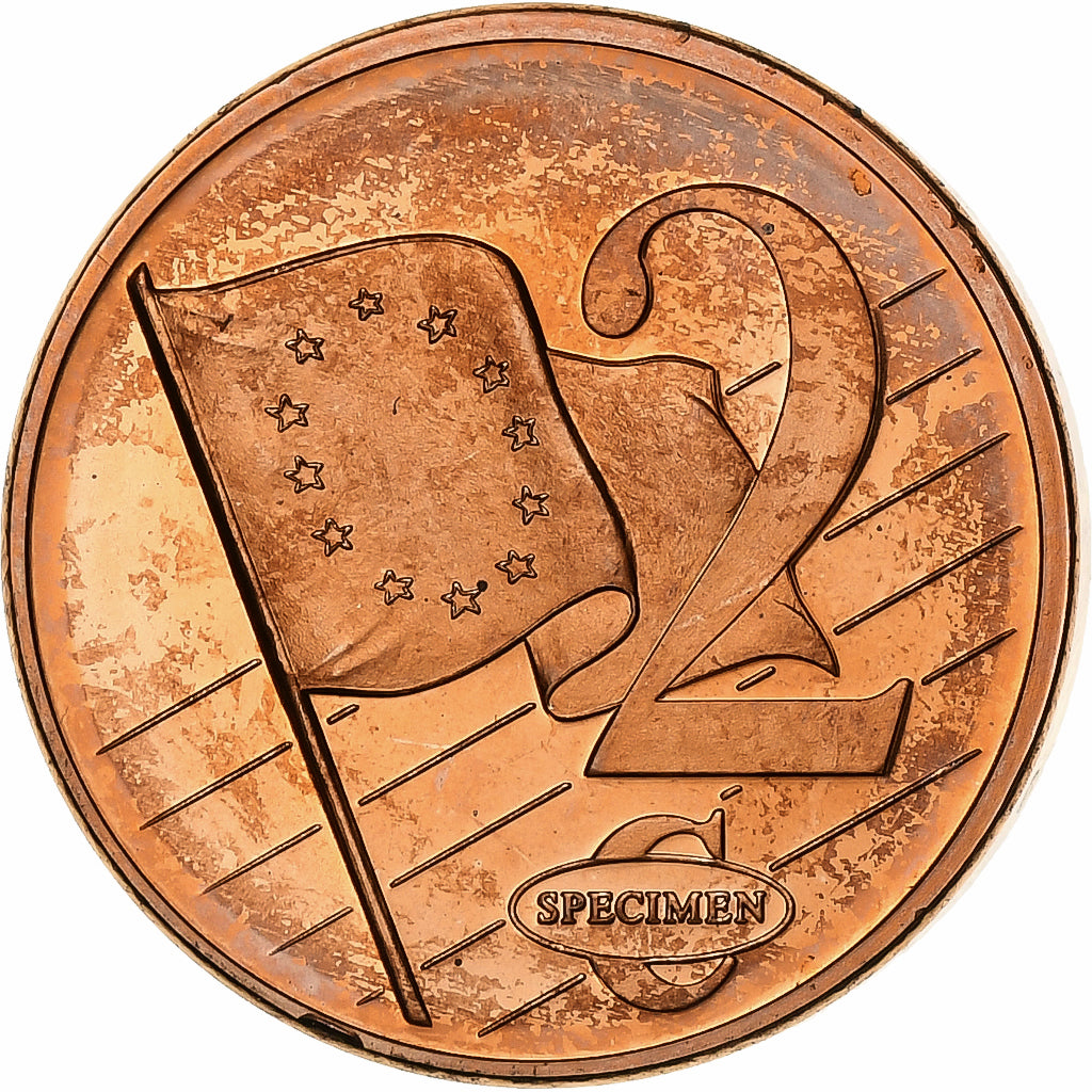 Malta, Medaille, 2 C, Essai Trial, 2003, Exonumia, PR+, Copper Plated Steel