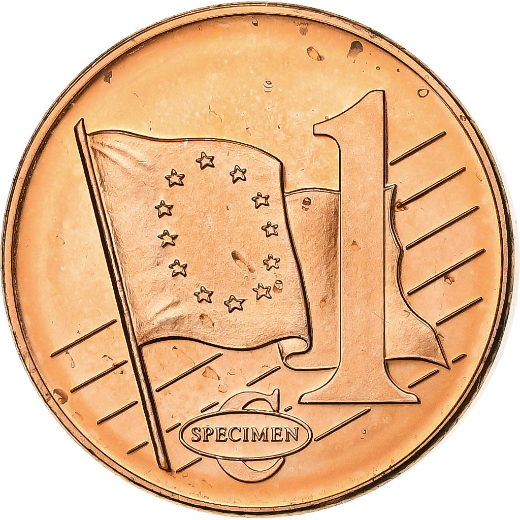 Malta, Euro Cent, PRUEBA-TRIAL ESSAI., 2003, Copper Plated Steel, FDC