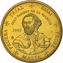 Malta, 20 Euro Cent, PRUEBA-TRIAL ESSAI., 2003, Cupro-aluminium-nickel