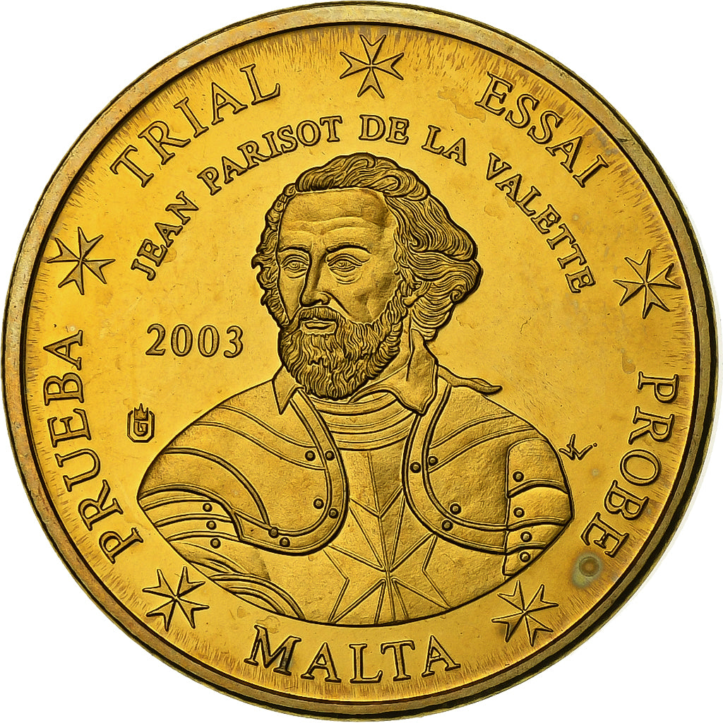 Malte, 20 Euro Cent, PRUEBA-TRIAL ESSAI., 2003, Cupro-aluminium-nickel, SPL+