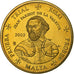 Malte, 20 Euro Cent, PRUEBA-TRIAL ESSAI., 2003, Cupro-aluminium-nickel, SPL+