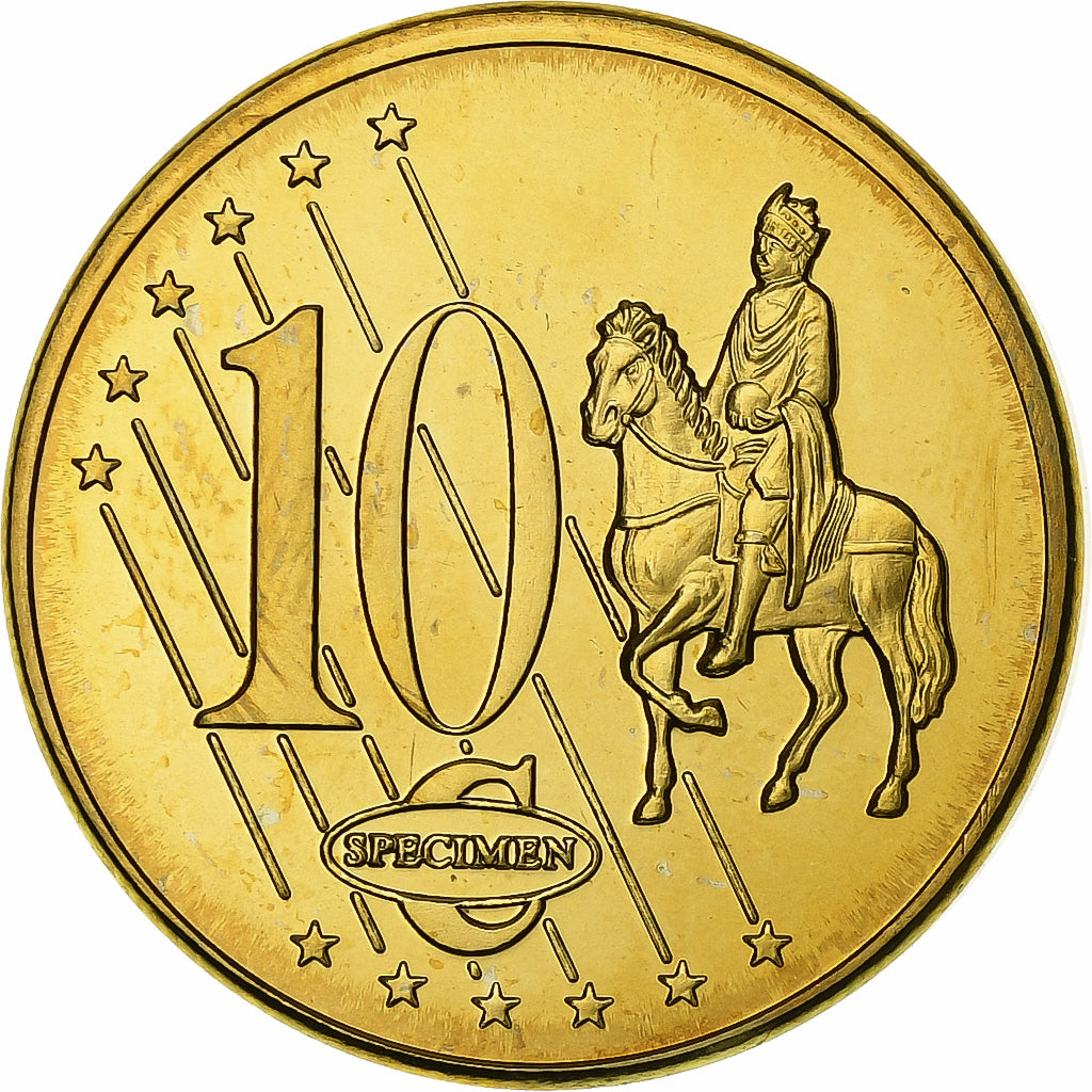Malta, 10 Euro Cent, PRUEBA-TRIAL ESSAI., 2003, Cupro-aluminium-nickel, MS(64)
