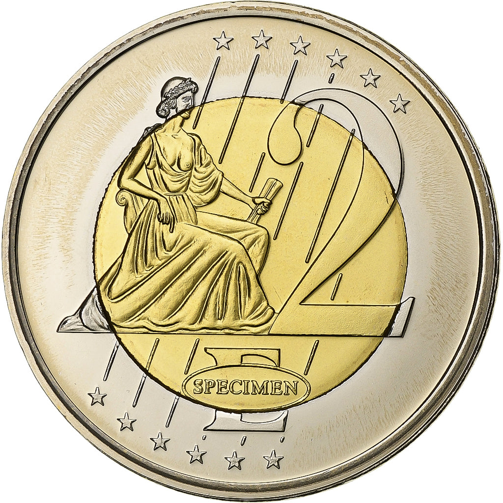 Lituania, 2 Euro, PRUEBA-TRIAL ESSAI., 2003, Bimetálico, FDC