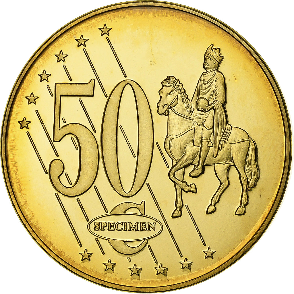 Lithuania, 50 Cents, Fantaisist trial, 2003, Bronze-Aluminium, MS(65-70)