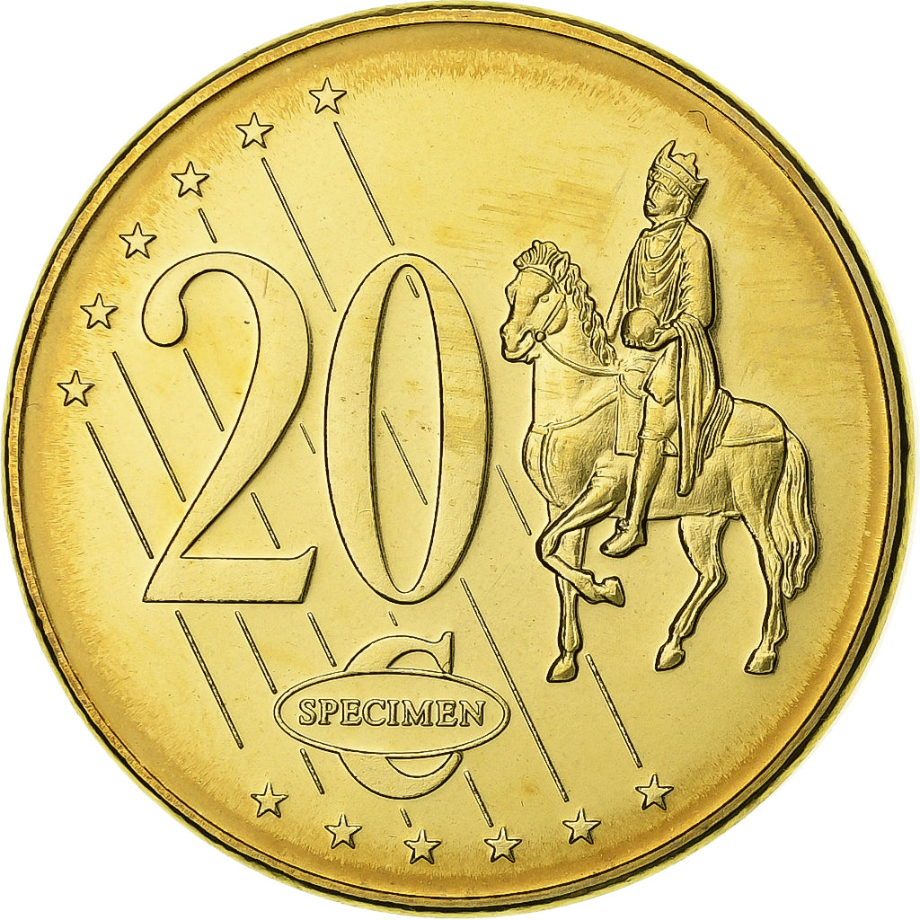 Lithuania, 20 Euro Cent, Fantaisist trial, 2003, Bronze-Aluminium, MS(65-70)