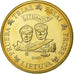 Lithuania, 10 Euro Cent, Fantaisist trial, 2003, Bronze-Aluminium, MS(65-70)