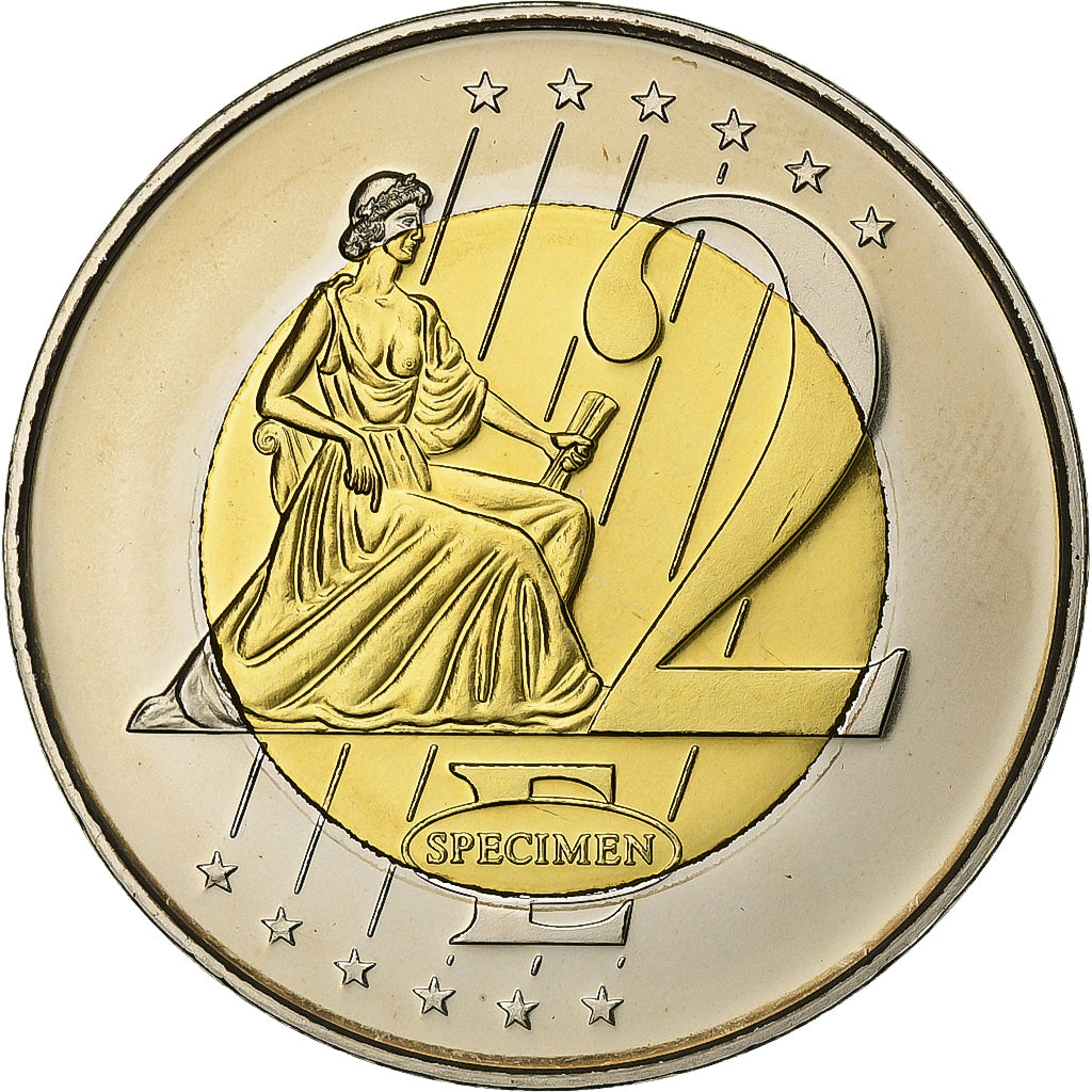 Estonia, Medal, 2 E, Essai-Trial, 2003, Exonumia, MS(65-70), Bimetaliczny