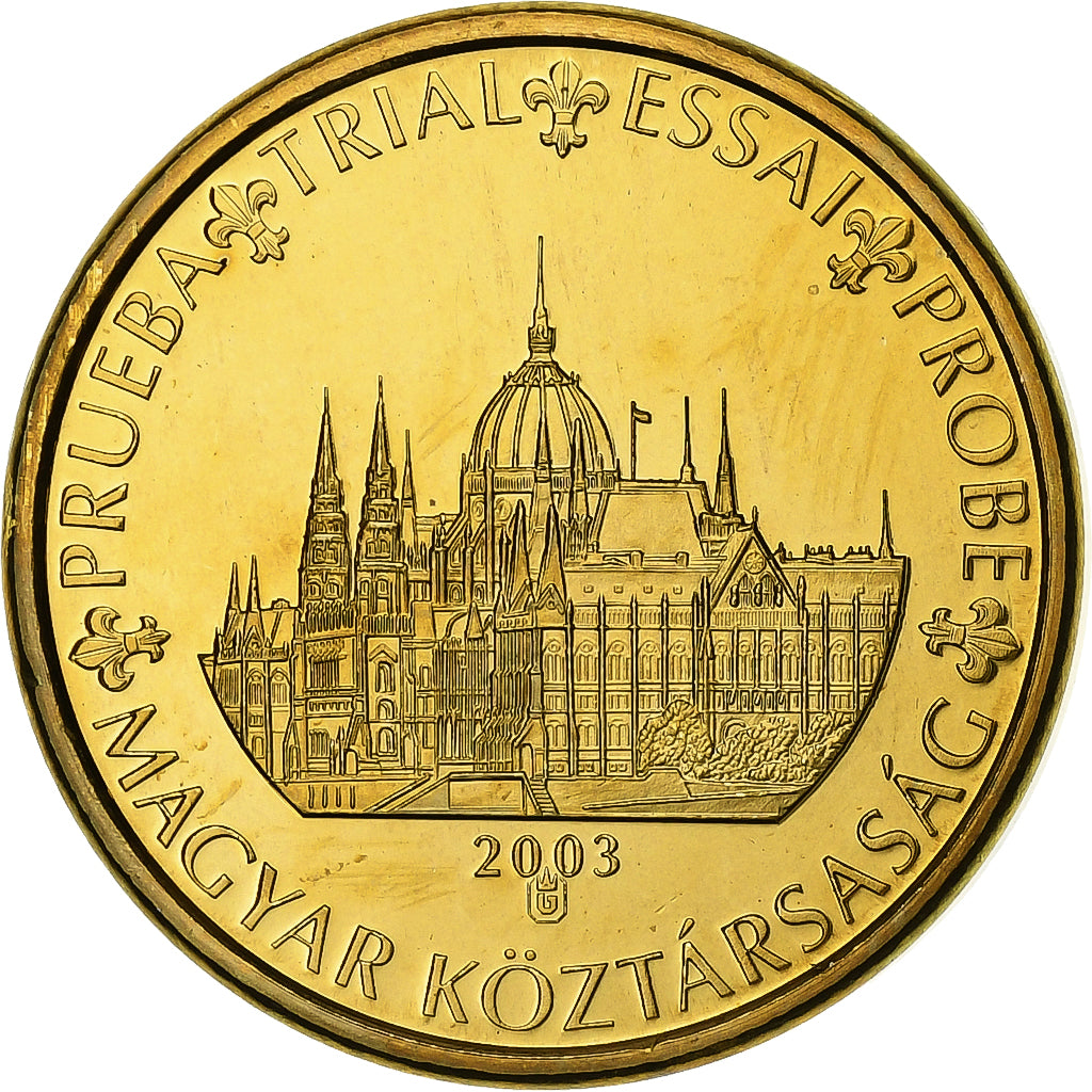 Węgry, 10 Euro Cent, Fantasy euro patterns, Essai-Trial, 2003