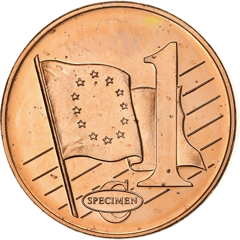 Hungría, Euro Cent, Fantasy euro patterns, Essai-Trial, 2003, Cobre, FDC