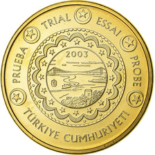 Türkei, 20 Euro Cent, PRUEBA-TRIAL ESSAI., 2003, Messing, STGL