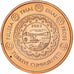 Turkey, Euro Cent, PRUEBA-TRIAL ESSAI., 2003, Copper Plated Steel, MS(65-70)