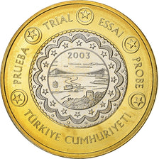 Turkey, Euro, PRUEBA-TRIAL ESSAI., 2003, Bimetallic, MS(65-70)