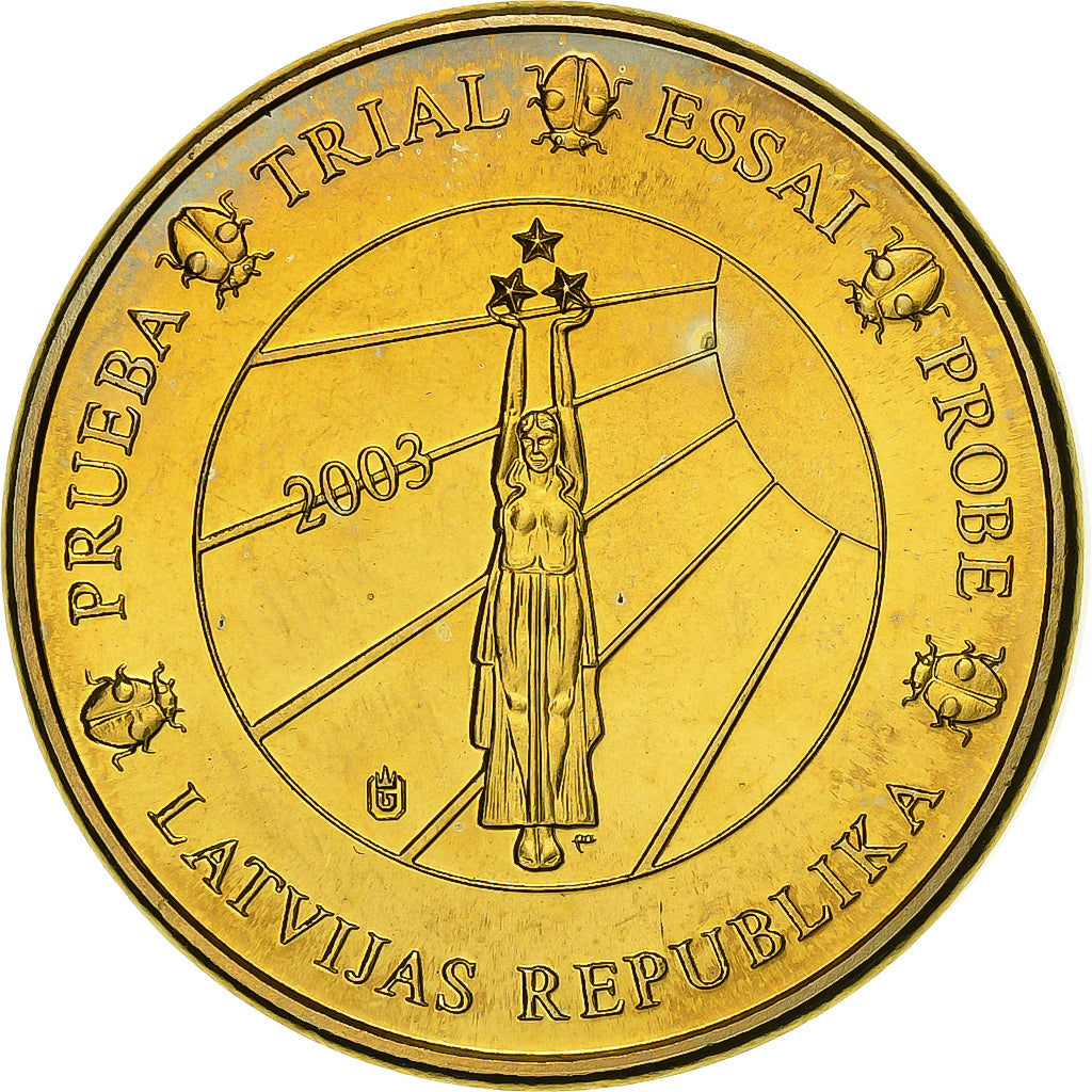 Latvia, Medal, 20 C, Essai-Trial, 2003, Cupro-aluminium-nickel, MS(65-70)