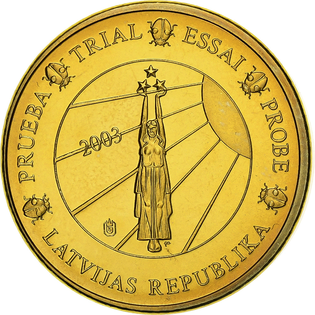 Latvia, Medal, 10 C, Essai-Trial, 2003, Cupro-aluminium-nickel, MS(65-70)