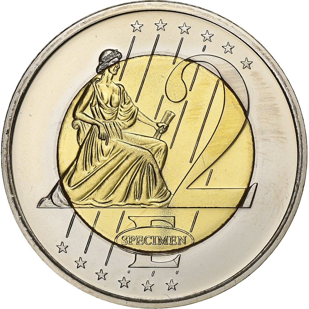 Isle of Man, Medal, 2 E, Essai-Trial, 2003, Bi-Metallic, MS(65-70)
