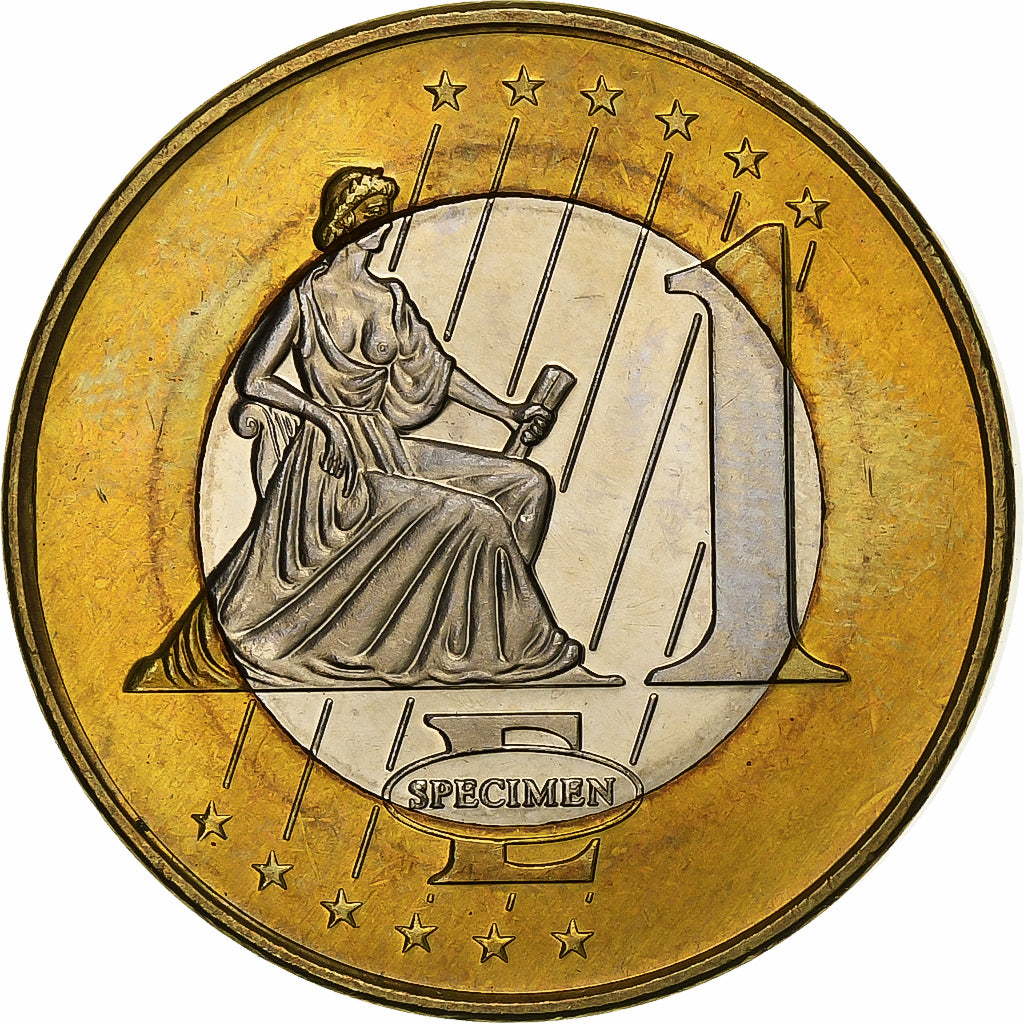 Denmark, Medal, 1 E, Essai-Trial, 2003, Bi-Metallic, MS(63)