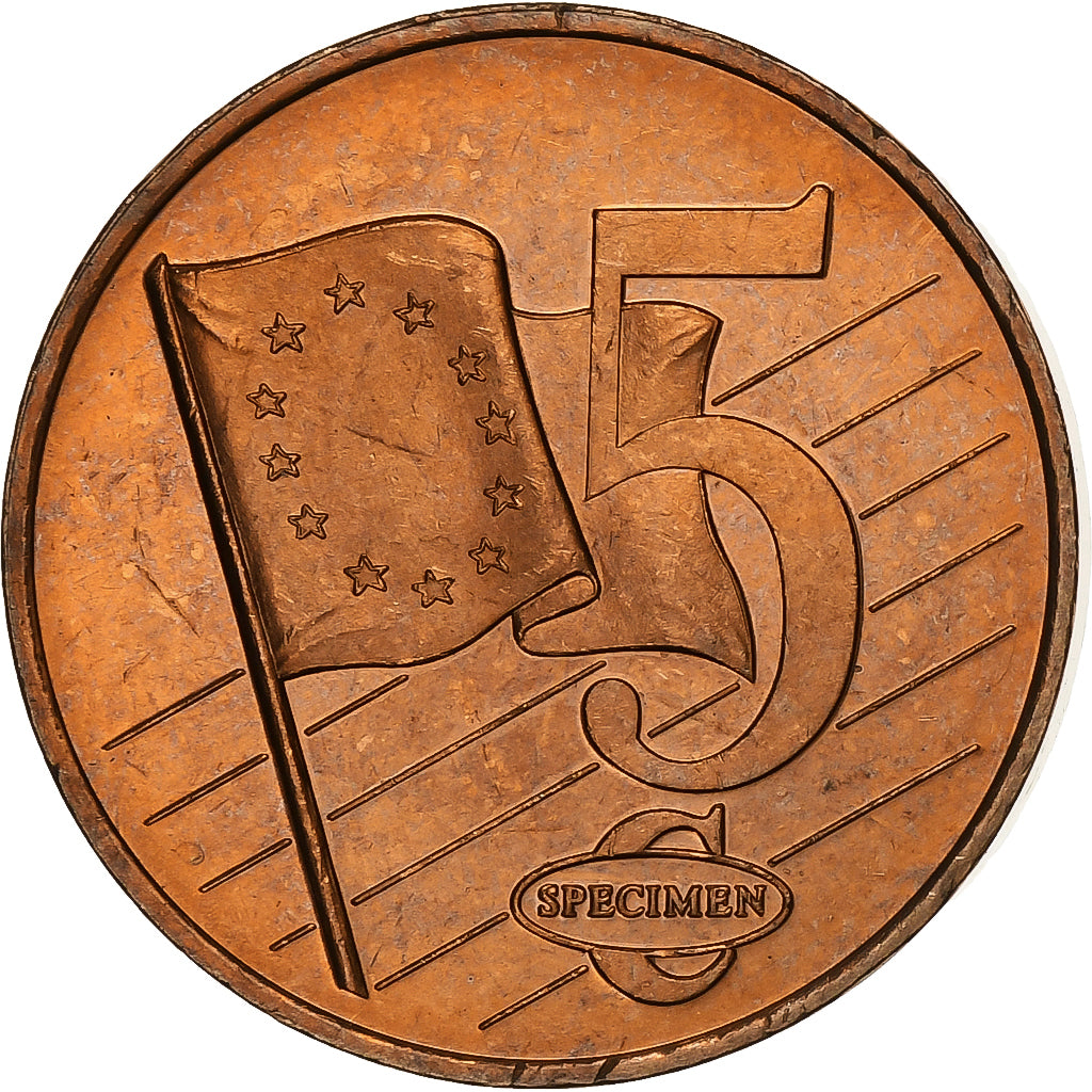 Denmark, Medal, 5 C, Essai-Trial, 2002, Copper, MS(63)