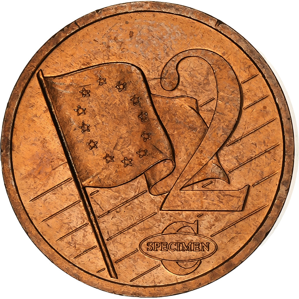 Denmark, Medal, 2 C, Essai Trial, 2002, Copper, MS(63)