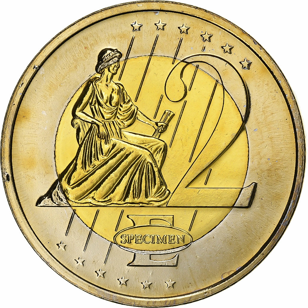 Poland, 2 Euro, Fantasy euro patterns, Essai-Trial, 2003, Bi-Metallic, MS(65-70)