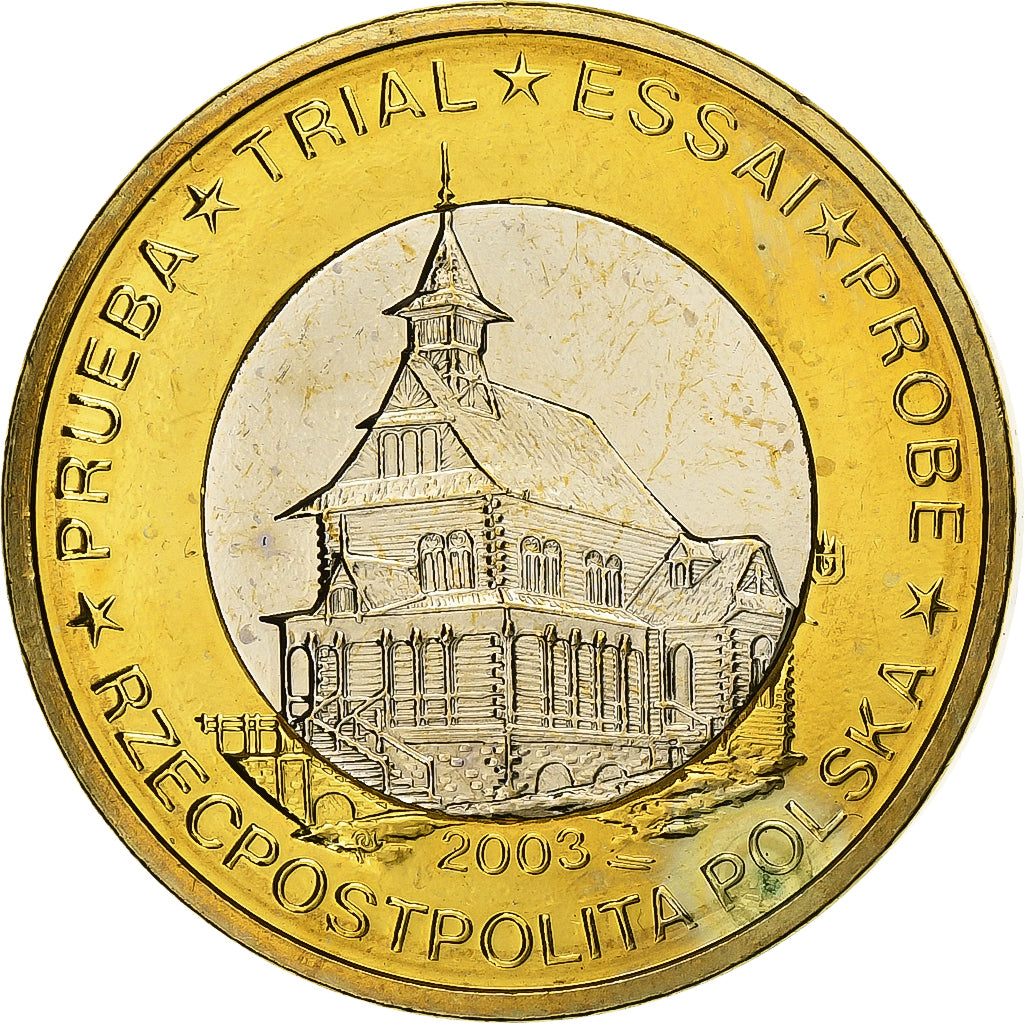 Poland, Euro, Fantasy euro patterns, Essai-Trial, 2003, Bi-Metallic, MS(63)