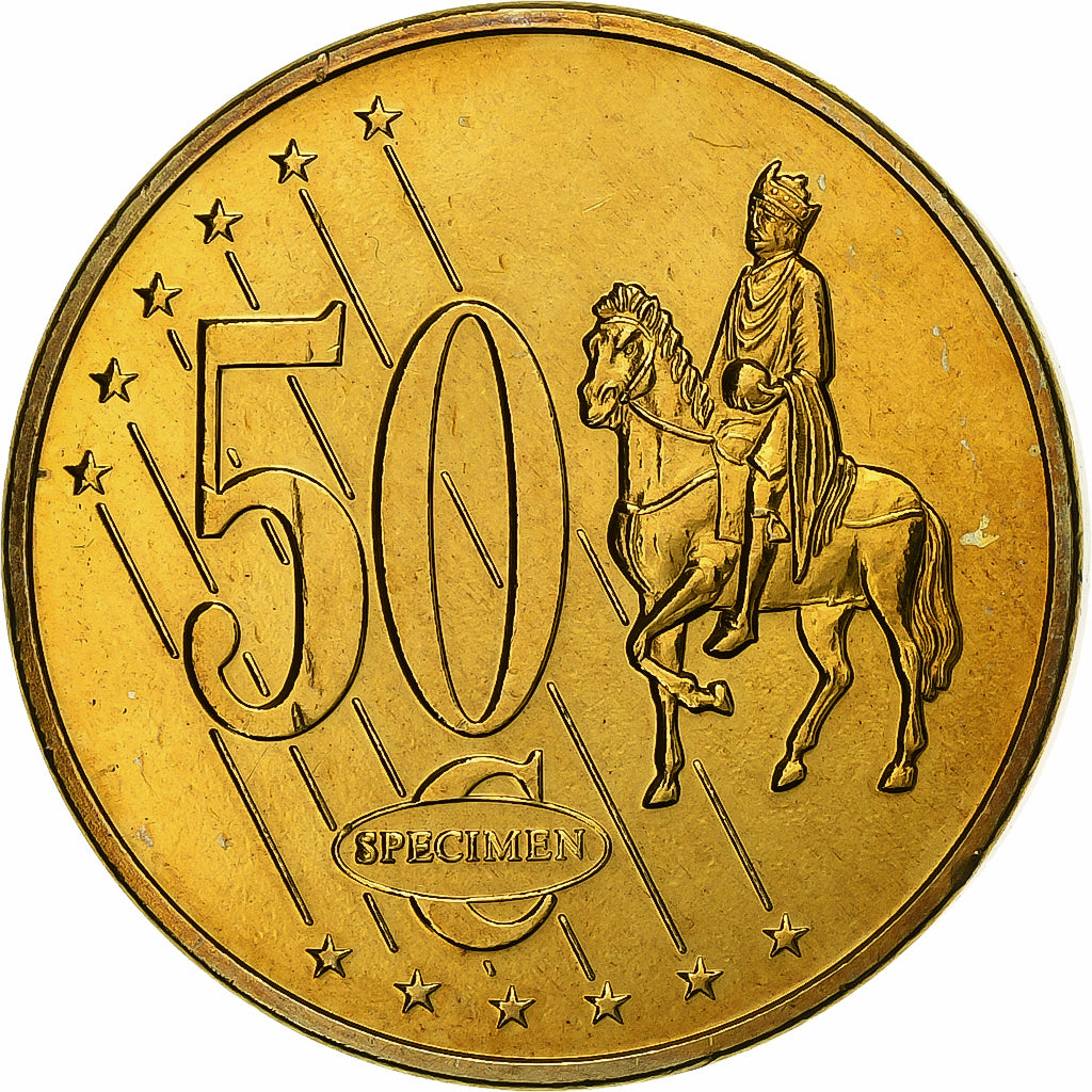 Polonia, 50 Euro Cent, Fantasy euro patterns, Essai-Trial, 2003, Nordic gold