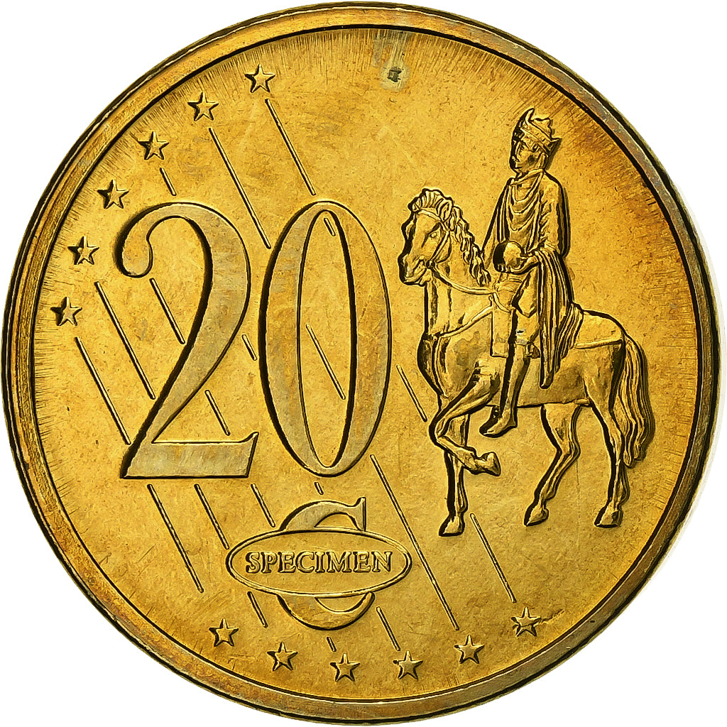 Polen, 20 Euro Cent, Fantasy euro patterns, Essai-Trial, 2003, Nordic gold, UNC-
