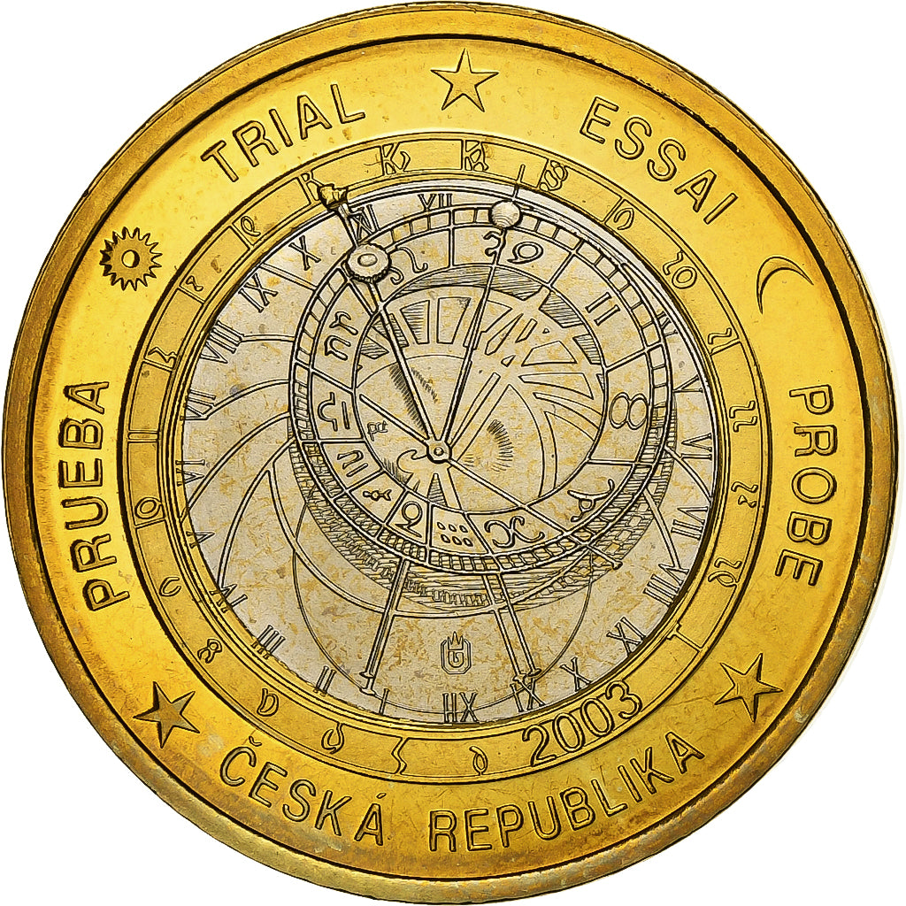 Tsjechische Republiek, Euro, unofficial private coin, 2003, Bi-Metallic, FDC