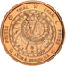 Czech Republic, Euro Cent, unofficial private coin, 2003, Copper Plated Steel
