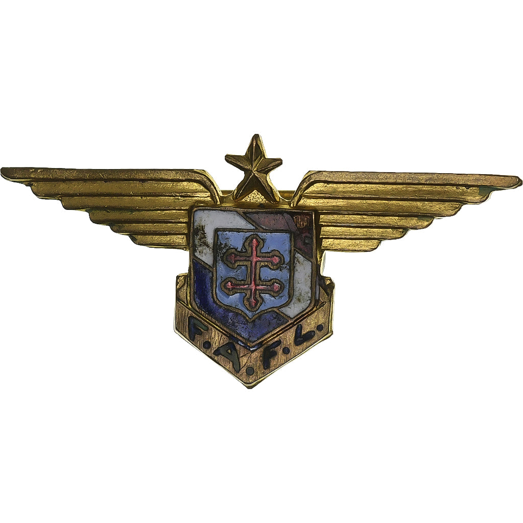 France, Broche, Forces Aériennes Françaises Libres, Métal, EF(40-45)