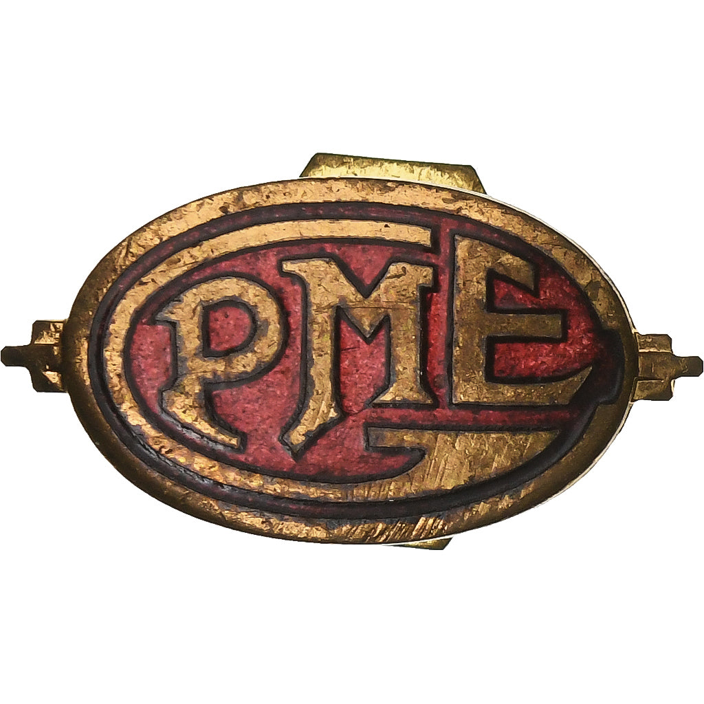 France, Insigne, Préparation Militaire, Brass, Emaillée, MS(63)