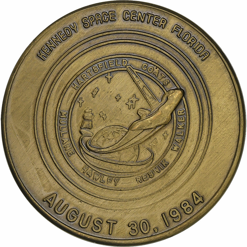 États-Unis, Jeton, Kennedy Space Center Florida, 1984, Cuivre, SPL