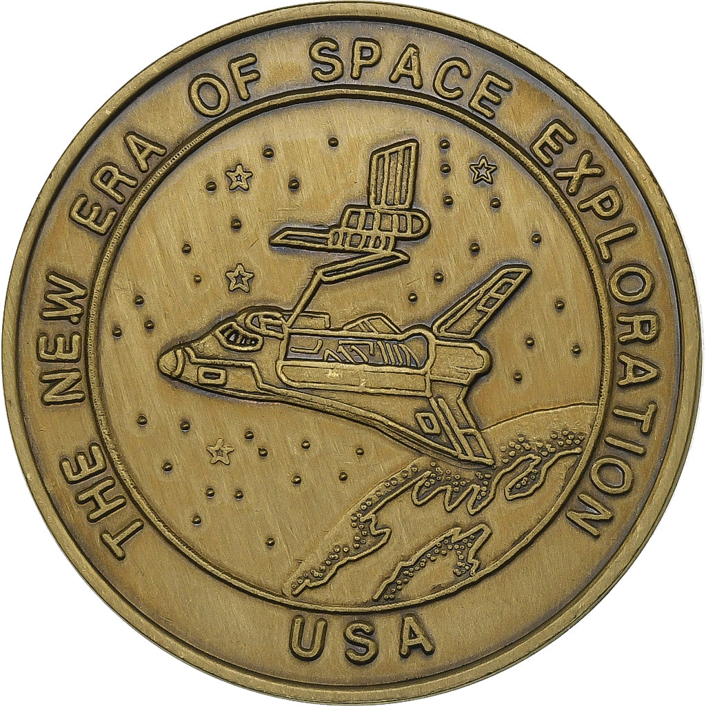 États-Unis, Jeton, Kennedy Space Center Florida, 1985, Cuivre, SPL