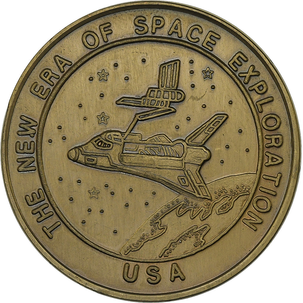 États-Unis, Jeton, Kennedy Space Center Florida, 1985, Cuivre, SPL