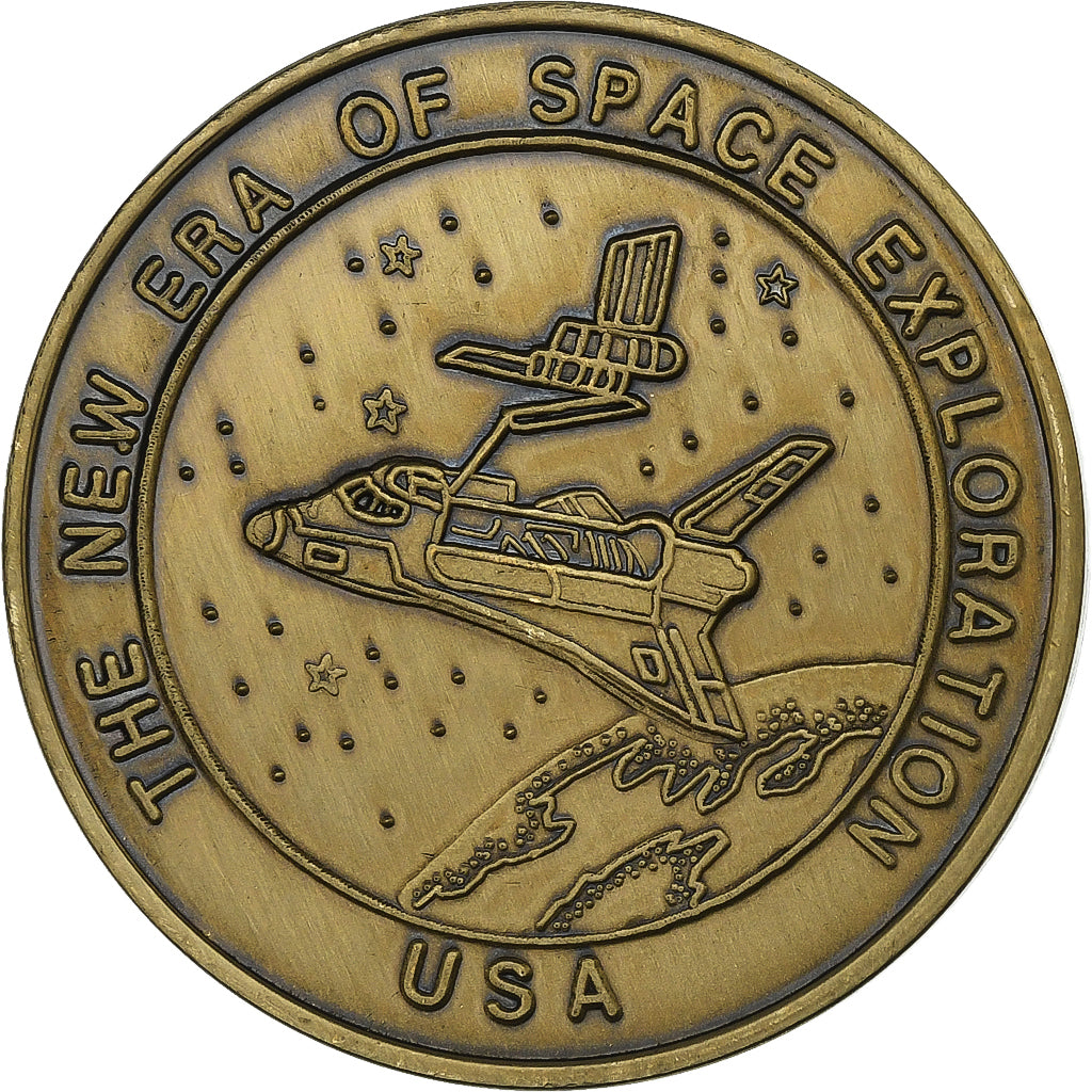 Estados Unidos da América, Token, Kennedy Space Center Florida, 1985, Cobre