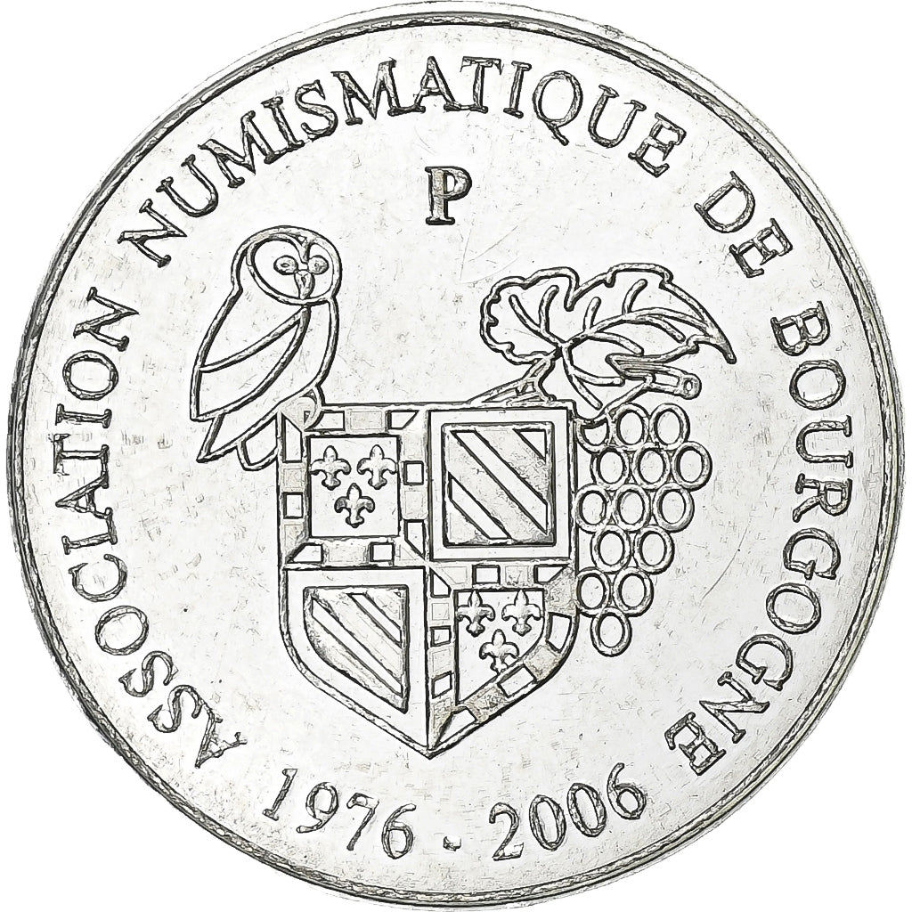 France, Token, Association Numismatique de Bourgogne, Franc à Cheval, 2006