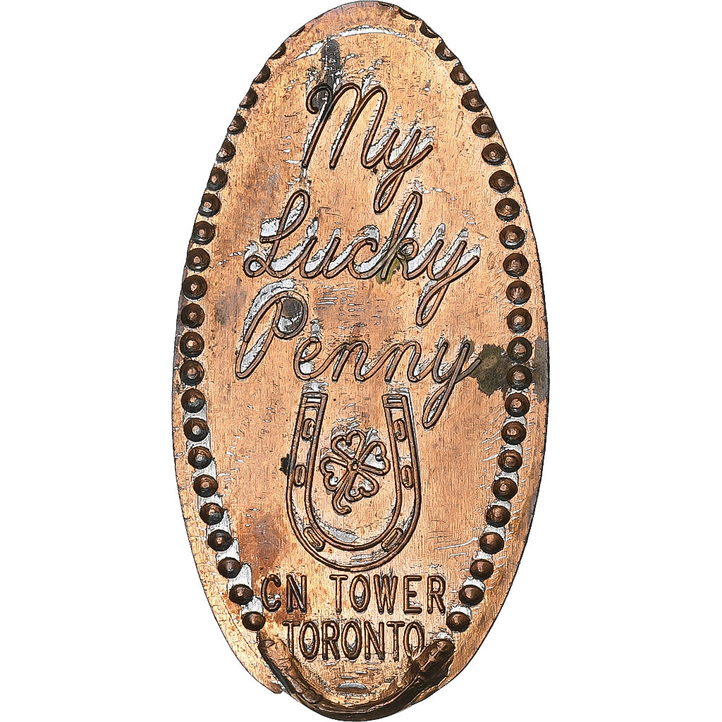 United States, Elongated Coin, My Lucky Penny, Toronto, Copper, EF(40-45)