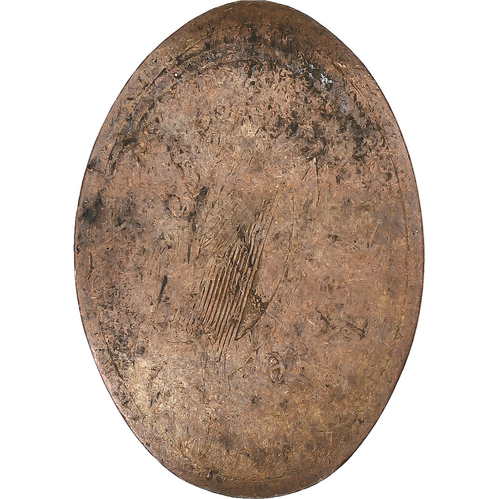 Germany, Elongated Coin, Moses Hendelssohn, Copper, EF(40-45)