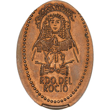 Espanha, Elongated Coin, RDO. del ROCIO, Cobre, AU(55-58)