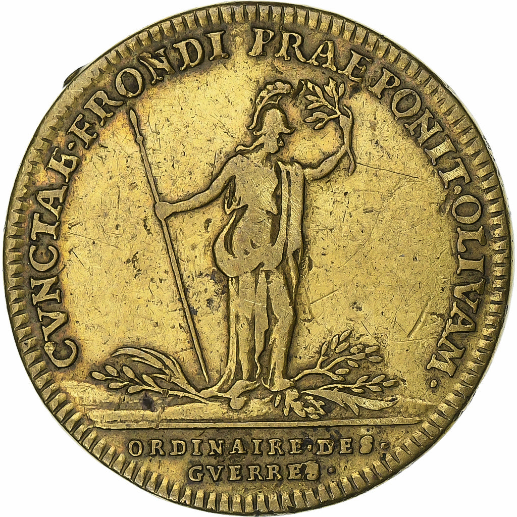 France, Token, Louis XIV, Ordinaire des Guerres, Brass, EF(40-45)