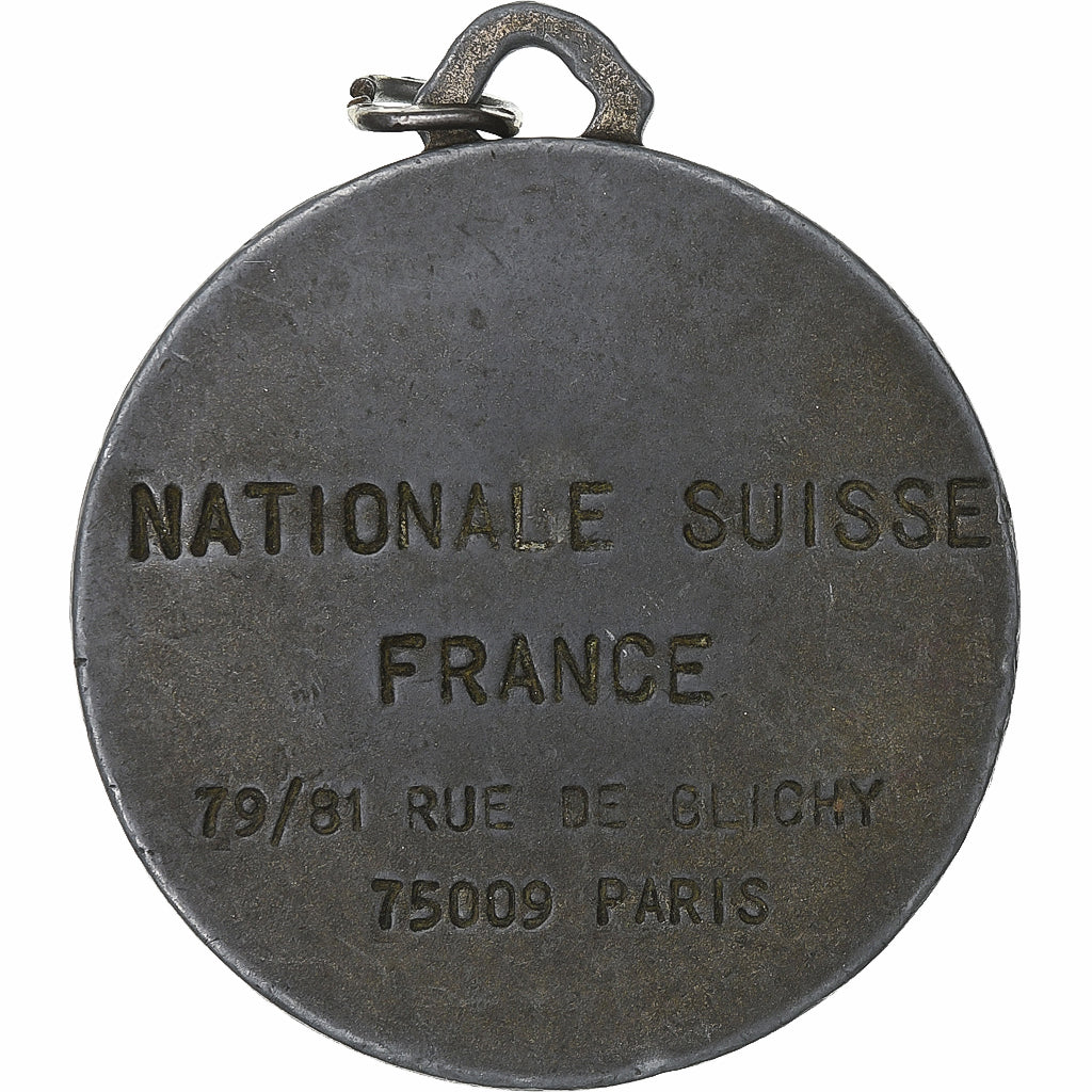 France, Medal, Nationale Suisse, Tin-Zinc, VF(30-35)